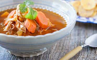 Pressure Cooker Chicken Enchilada Soup